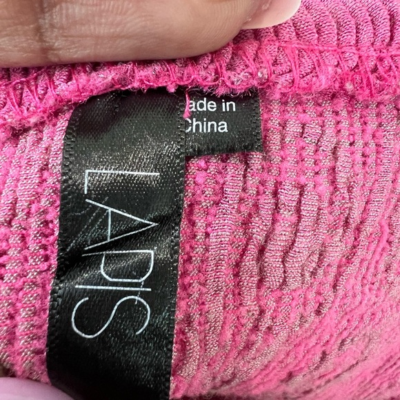 Lapis Pink Strapless Maxi Dress Smock Coverup Boho Beach Resort Cruise One Size - Picture 5 of 10